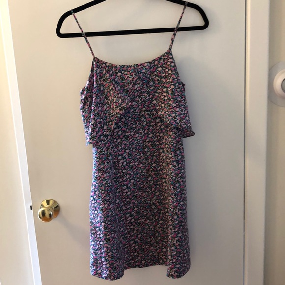 Aqua floral dress from Bloomingdale’s - Picture 3 of 5